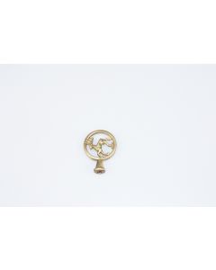 Schlüsselreide, Beschläge, Messing, 3.8 cm, 2.8cm