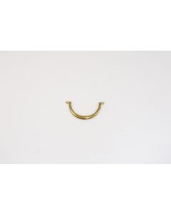 Griff, poliert, Beschläge, Messing, 3 cm, 7 cm