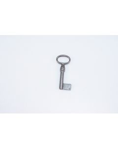 Schlüssel, Beschläge, Eisen, Halmlänge 27mm, Bart b 8mm l 12mm, Durchmesser 6mm