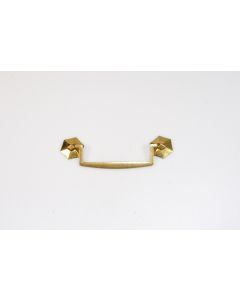 Griff, poliert, Beschläge, Messing, 3 cm, 12.5 cm