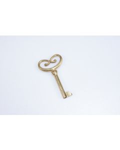Schlüssel, Beschläge, Messing, 3.5 cm, 6.5 cm