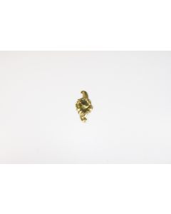 Rosette, hoch,ziseliert, Beschläge, Messing, 7.5 cm, 4 cm