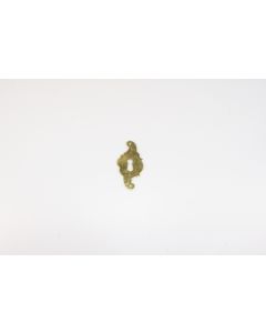 Schild, hoch, poliert, Beschläge, Messing, 7.5 cm, 4 cm