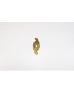 Schild, hoch, poliert, Beschläge, Messing, 9.5 cm, 4 cm