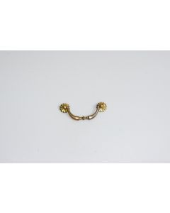 Griff, poliert, Beschläge, Messing, 3.5 cm, 9 cm