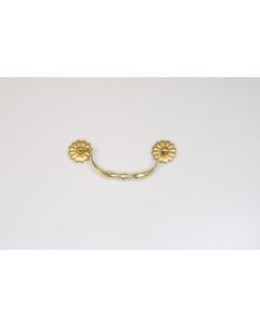 Griff, poliert, Beschläge, Messing, 5 cm, 12 cm