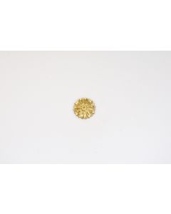 Zierelement, rund, poliert, Beschläge, Messing, 4 cm, 4 cm