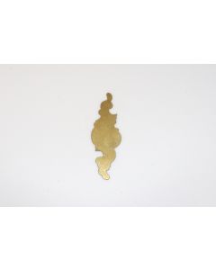 Schild, Beschläge, Messing, 135mm, 45mm