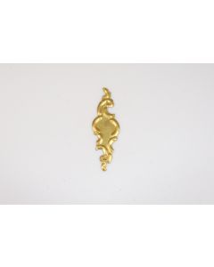 Schild, Beschläge, Messing, 130mm, 40mm