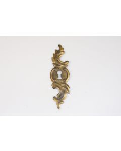 Schild, hoch, poliert, Beschläge, Messing, 18.5 cm, 5 cm