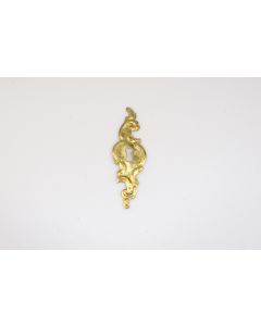 Schild, Beschläge, Messing, 130mm, 40mm