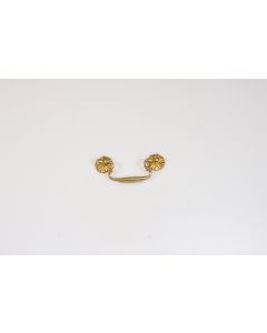 Griff, poliert, Beschläge, Messing, 3.5 cm, 8 cm