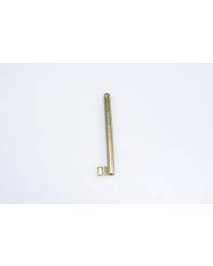 Schlüsselhalm, Beschläge, Messing, 7 cm, 0,8 cm uni