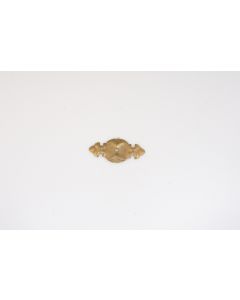 Griffplatte, quer, poliert, Beschläge, Messing, 4 cm, 8.5 cm