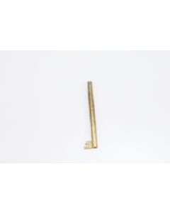 Schlüsselhalm, Beschläge, Messing, 7 cm, 1 cm Schlüsselbart uni