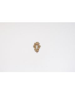 Schild, hoch, poliert, Beschläge, Messing, 5 cm, 3 cm