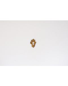 Schild, hoch, poliert, Beschläge, Messing, 4 cm, 2.5 cm