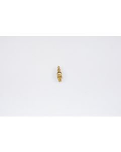 Ziereichel, Beschläge, Messing, 2.5 cm, Rollendurchmesser 8mm