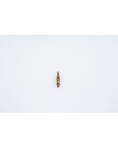 Ziereichel, Beschläge, Messing, 2.5 cm, für Rollendurchmesser 6mm