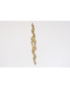 Schild, hoch, poliert, Beschläge, Messing, 20 cm, 2 cm