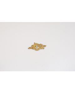 Schild, quer, poliert, Beschläge, Messing, 3.5 cm, 8 cm