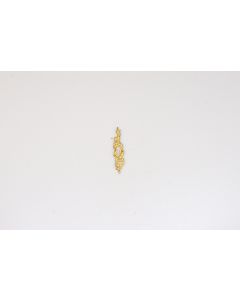 Schild, hoch, poliert, Beschläge, Messing, 6.5 cm, 1.5 cm