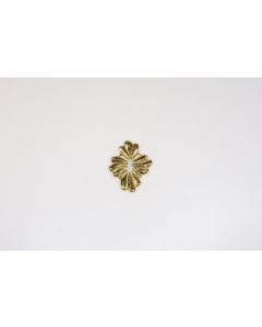 Schild, hoch, poliert, Beschläge, Messing, 7.5 cm, 6 cm