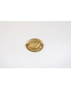 Griff, quer, poliert, Beschläge, Messing, 6.5 cm, 8.5 cm