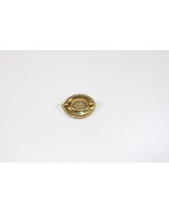 Griff, quer, poliert, Beschläge, Messing, 5 cm, 6.5 cm