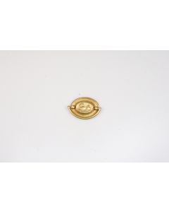 Griff, quer, poliert, Beschläge, Messing, 4.5 cm, 6 cm
