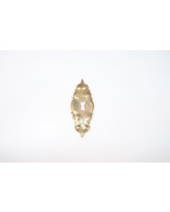 Schild, hoch, poliert, Beschläge, Messing, 10.5 cm, 4 cm