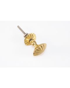 Knopf, rund, poliert, Beschläge, Messing, 2.5 cm, 2.5 cm