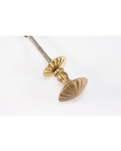 Knopf, rund, poliert, Beschläge, Messing, 3 cm, 3 cm