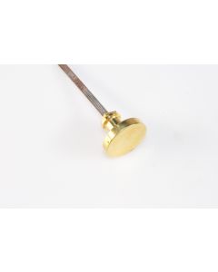 Knopf, rund, poliert, Beschläge, Messing, 2.5 cm, 2.5 cm