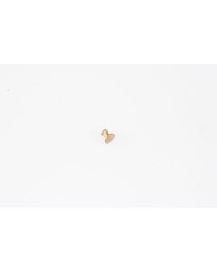 Knopf, rund, poliert, Beschläge, Messing uni, Durchmesser 6mm