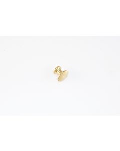 Knopf, rund, poliert, Beschläge, Messing, 12 mm, 12 mm