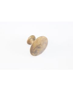 Knopf, rund, patiniert, Beschläge, Messing, 3.2 cm, 3.2 cm