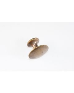 Knopf, rund, patiniert, Beschläge, Messing, 3.5 cm, 3.5 cm