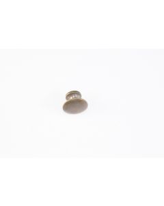 Knopf, rund, patiniert, Beschläge, Messing uni, Durchmesser 20mm