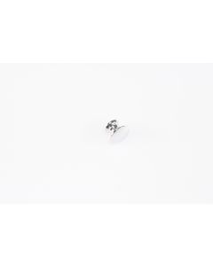 Knopf, rund, Beschläge, Chrom, 1 cm, 1 cm