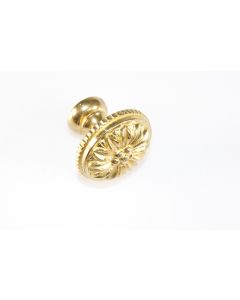 Knopf, rund, poliert, Beschläge, Messing, 3.5 cm, 3.5 cm