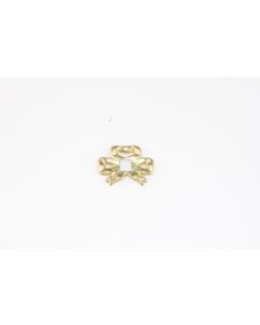 Rosette, quer, poliert, Beschläge, Messing, 2 cm, 2.5 cm