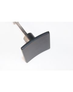 Knopf, viereckig, Beschläge, Eisen, 4 cm, 4 cm