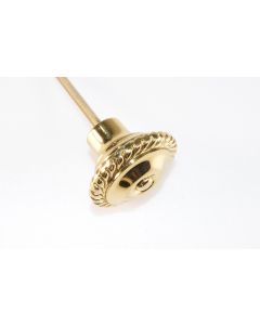 Knopf, rund, poliert, Beschläge, Messing, 3.5 cm, 3.5 cm