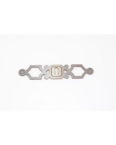 Schild, quer, poliert, Beschläge, Messing, 3 cm, 13 cm