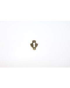 Schild, hoch, poliert, Beschläge, Messing, 3.5 cm, 3 cm