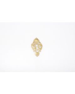 Schild, hoch, poliert, Beschläge, Messing, 5 cm, 3 cm