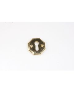 Schild, rund, poliert, Beschläge, Messing, 3 cm, 3 cm