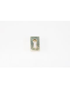 Schlüsselbuchse, hoch, poliert, Beschläge, Messing, 2.5 cm, 1.5 cm