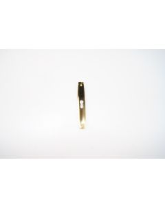 Schild, hoch, poliert, Beschläge, Messing, 9.5 cm, 1.5 cm